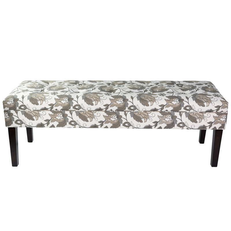 Banc rembourré floral Terese