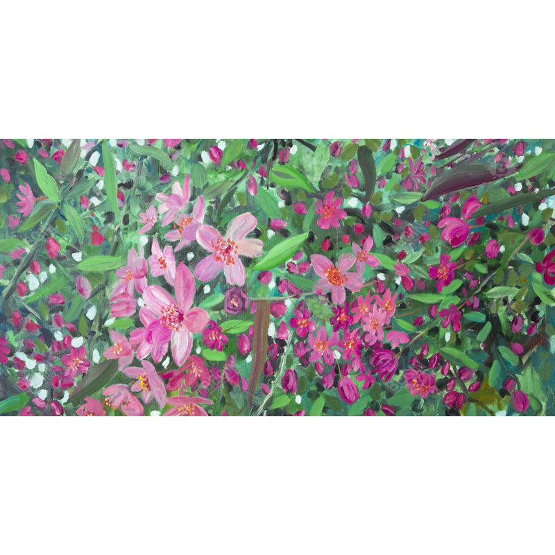 Cherry tree blooming - 15.75"x31.50" Desk mat