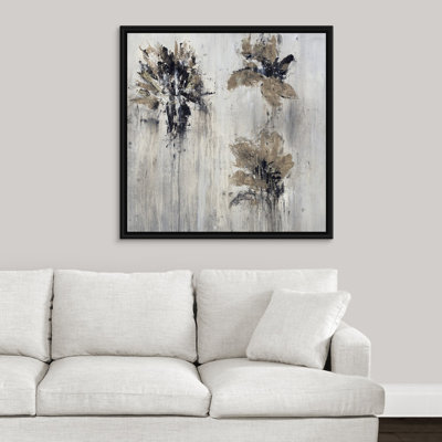 « pétale en métal », peinture sur toile