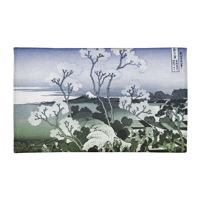 Chenille Floral Indoor Rug, Rectangle 2' x 3'
