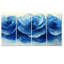 «Aqua Spiral Aloe Leaf Succulent II» - art mural - ensemble de décoration artistique-893414801-893414804