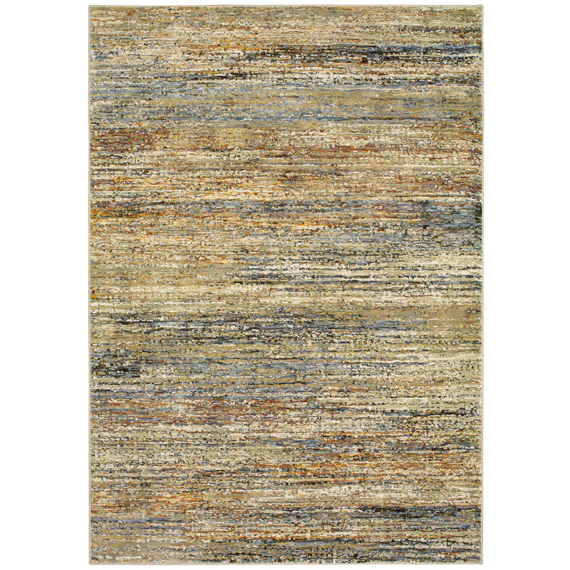 Abstract Indoor Rug, Rectangle 1'10" x 3'2"