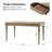 Sara 60'' Farmhouse Dining Table With Drawer-1385371369