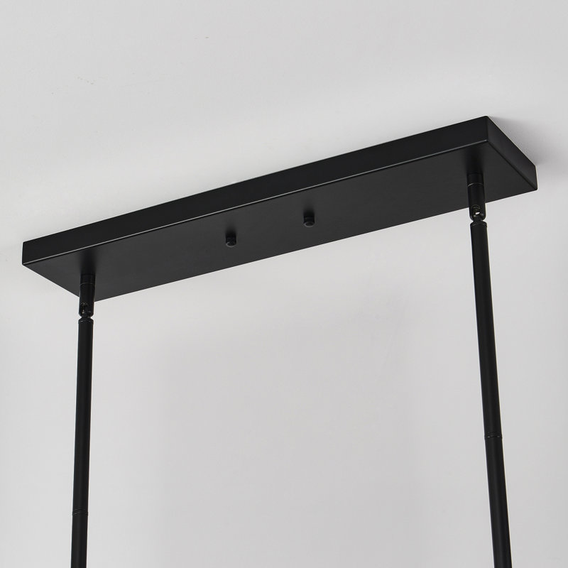 5-Light Farmhouse Kitchen Island Linear Chandelier