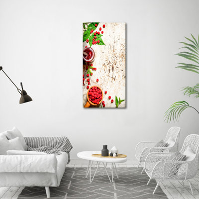 Raspberry Jam - Wrapped Canvas Print