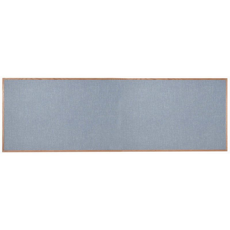 Stillwell Wall Bulletin Board, 4' H x 12' L, Gray