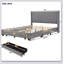 Lit plateforme tapissier avec rangement et 3 tiroirs-619388692