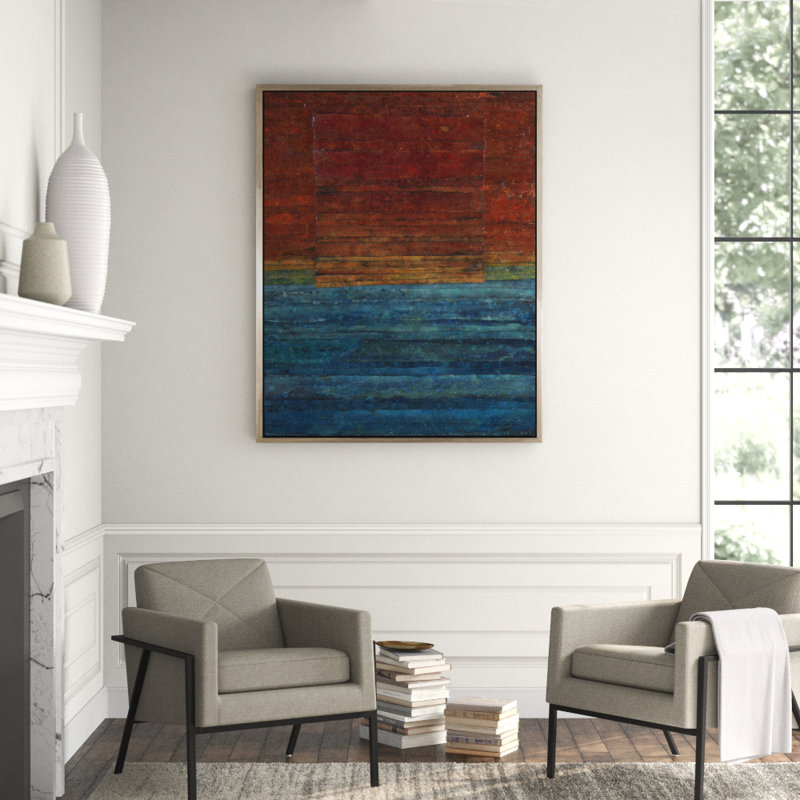 Box Horizon Framed Painting Canvas