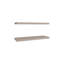 Tablettes flottantes H 1,50 po, 2 tablettes