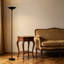 Lampe torchère moderne avec gradation continue, lumière DEL super brillante de 30 W, sortie de lumière du jour de 3600 lm, interrupteur rotatif et conception en métal robuste pour le salon ou la chambre à coucher