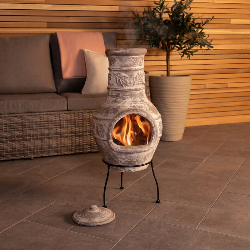 Cylinder Wood Burning Smokeless Chimnea