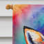 Drapeau de maison de renard hippie
