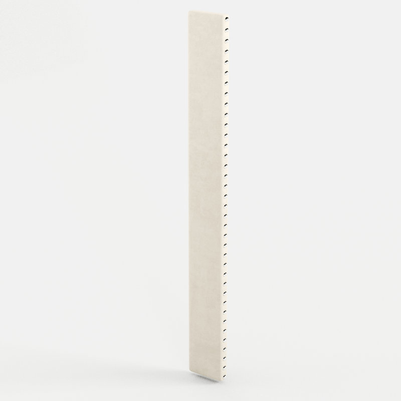 Right-side headboard wing (facing the bed), White