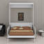 Lit escamotable mural Murphy avec coussin-1472771162-1472771175