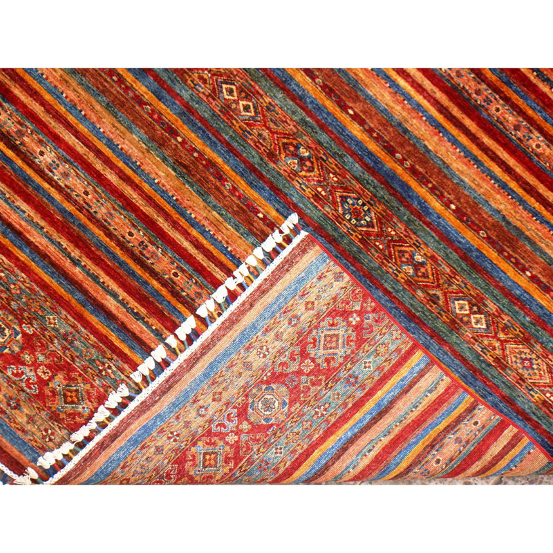 Wool Striped Area Rug