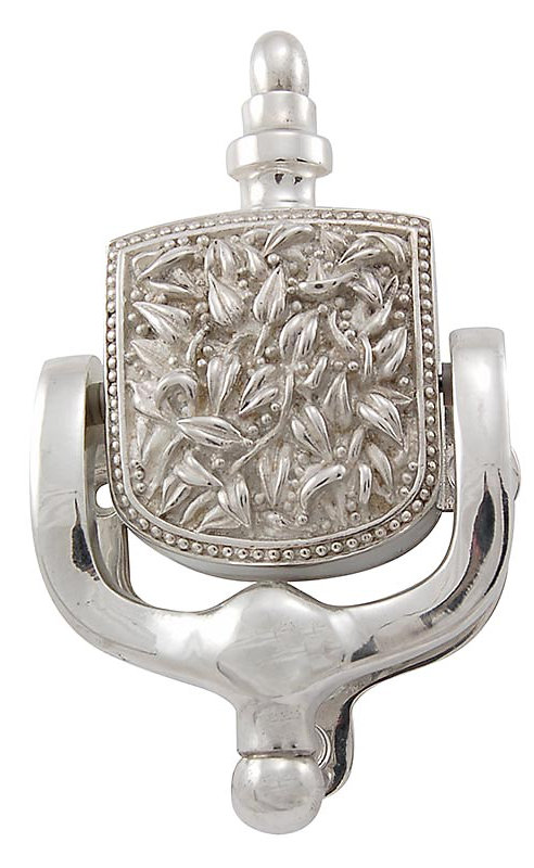 San Michele Door Knocker, Polished Nickel