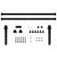 Barbe Mini Sliding Barn Door Kit Carbon Steel-1839661659