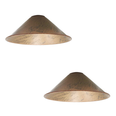 Longworth 10cm H x 22cm W Metal Cone Shape Pendant Shade ( Uno )
