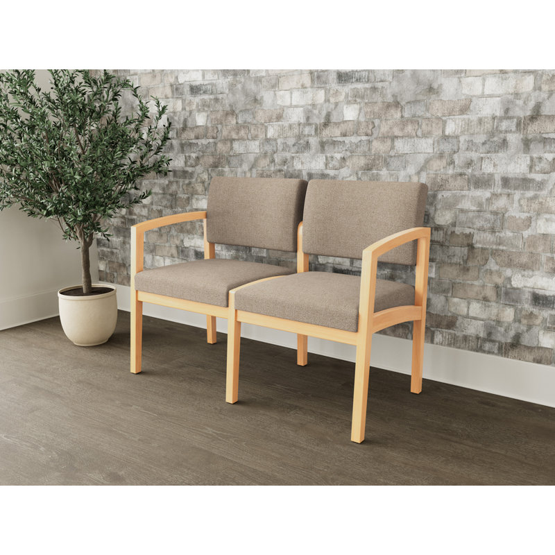 Lenox 2-seater tandem chair, Naturel, Limon Archetype