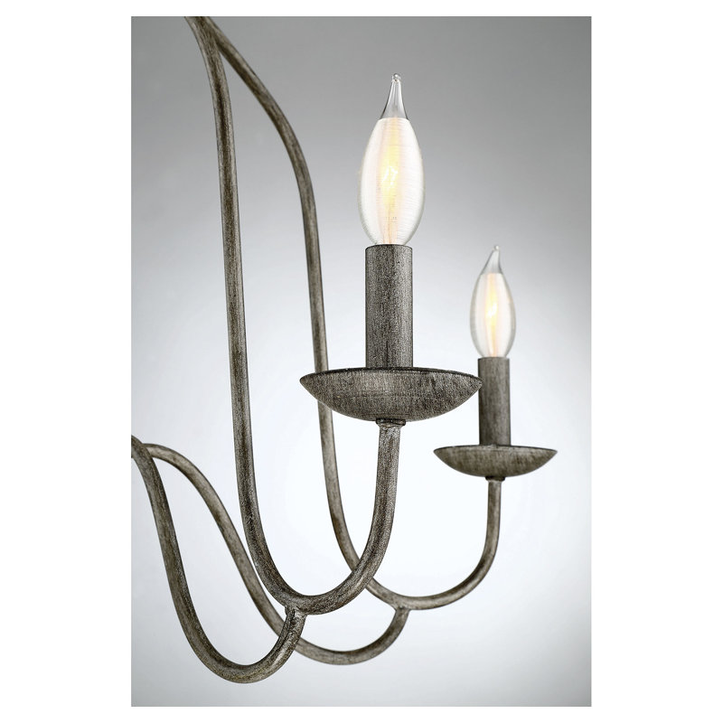 Lustre 5 lumières façon bougie Crudden