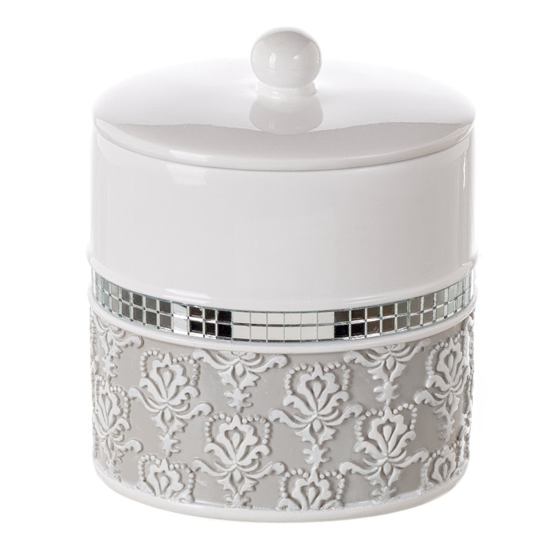 Pot en coton miroir damassé