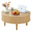Table basse ronde à plateau relevable-188033539