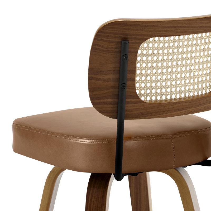 Tabouret de bar et de comptoir Julieza, Brun, Brun, Tabouret de bar (siège d'une hauteur de 29 po)