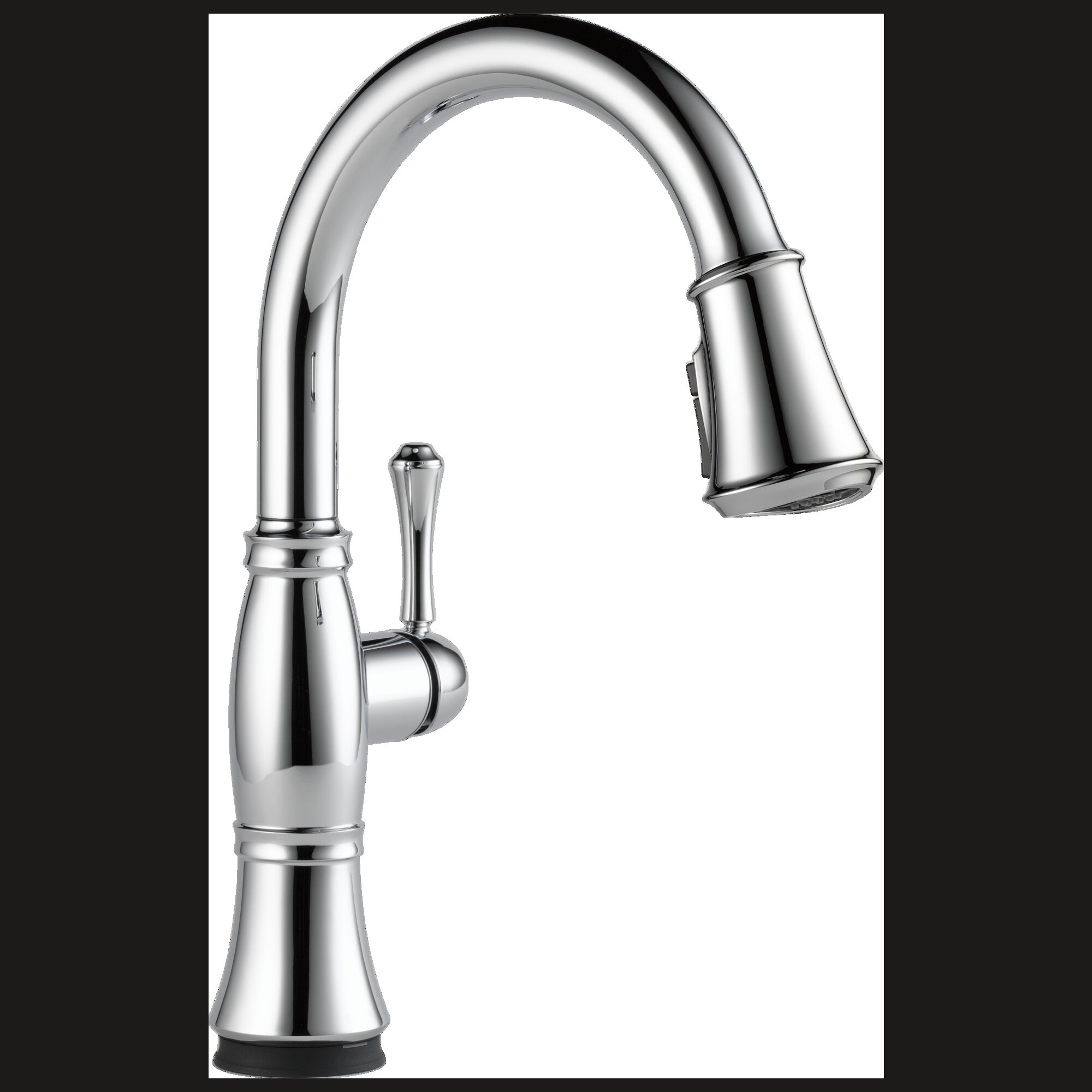 Delta Cassidy Pull Down Touch Single Handle Kitchen Faucet with Side ...