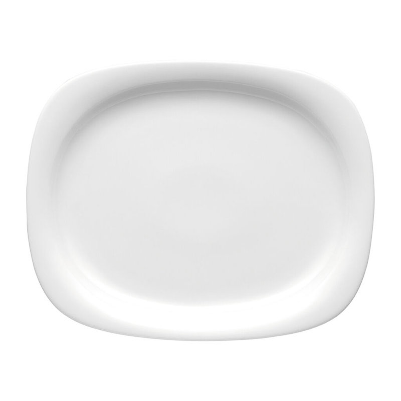 Suomi Porcelain China Platter, 1.5" H x 10.25" W x 12.75" L