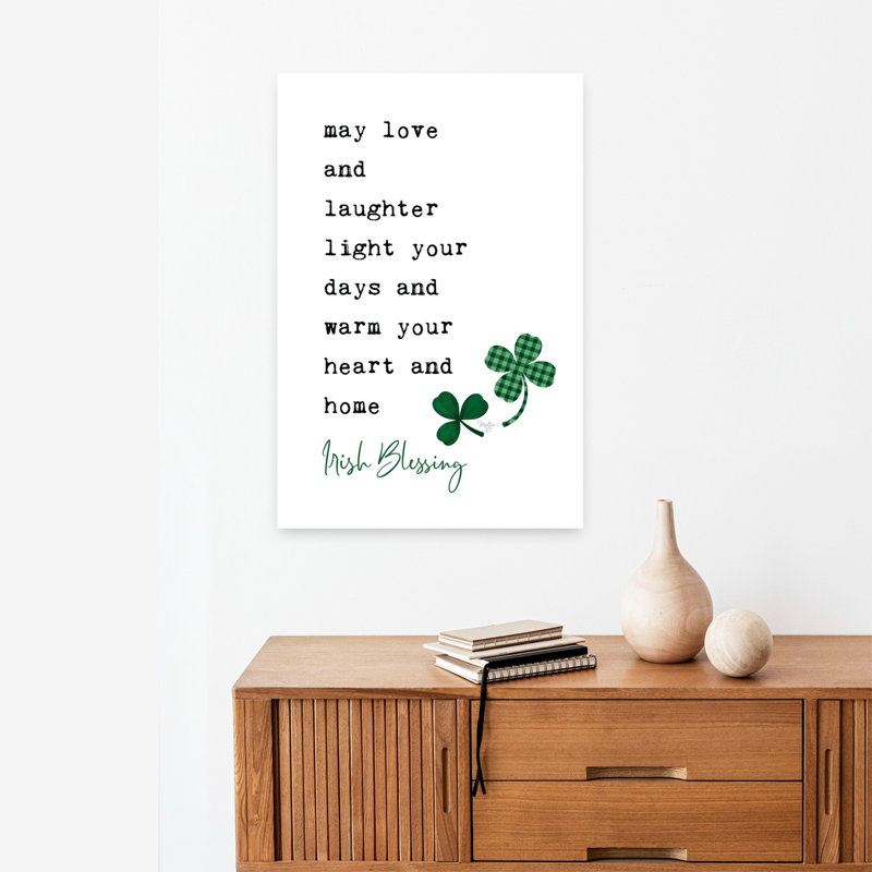 «Irish Blessing», art contemporain de l'architecture, H 24 po x l 16 po