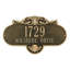 Rochelle 2-Line Wall Address Plaque-1054013761-1054013764