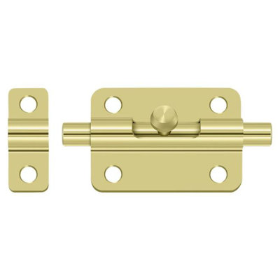 Boulon 3 po Deltana 3BBU3; finition laiton brillant