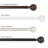 Vulcan 1" Window Curtain Rod and Finial Set-69586704