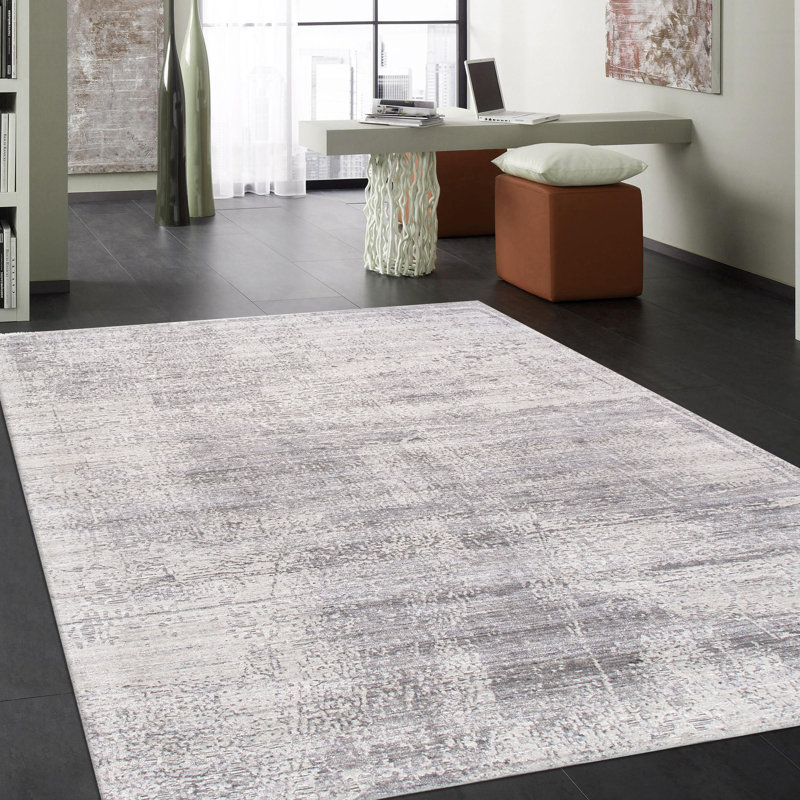 Adra Viscose Abstract Indoor Rug