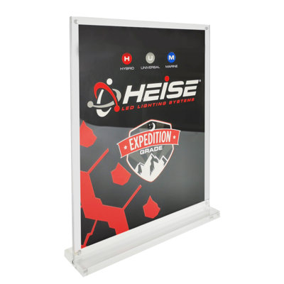 Porte-affiche magnétique 8,5 x 11 po transparent