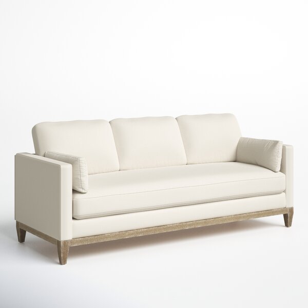 Taupe Velvet Sofa