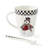 Black & White Mug and Spoon Set