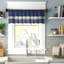 Amherst Navy Pintuck Single 50x18" Window Valance-903568843