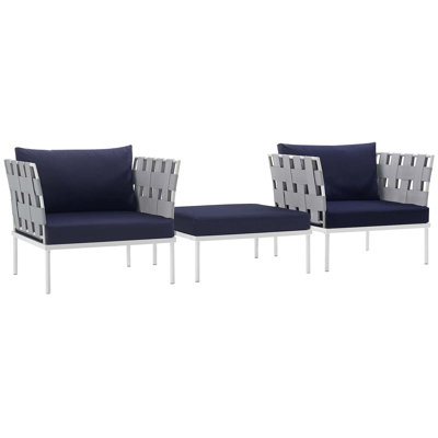 Harmony 3-piece Outdoor Patio Aluminum Set