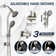 Dual Shower Head 1.8 GPM GPM