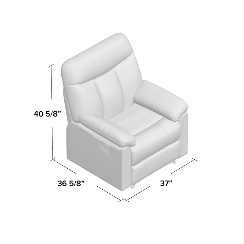Fauteuil inclinable manuel Robert, Taupe