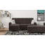 Chaise longue rembourrée convertible avec rangement