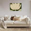 Art mural botanique moderne sur toile vert