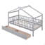 Lit simple en bois avec deux tiroirs-124917713