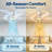 52 Inch Low Profile Ceiling Fan With Led Light And Remote-111531846-111531844