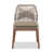 19.25'' H Upholstered Mahogany Side Chair
