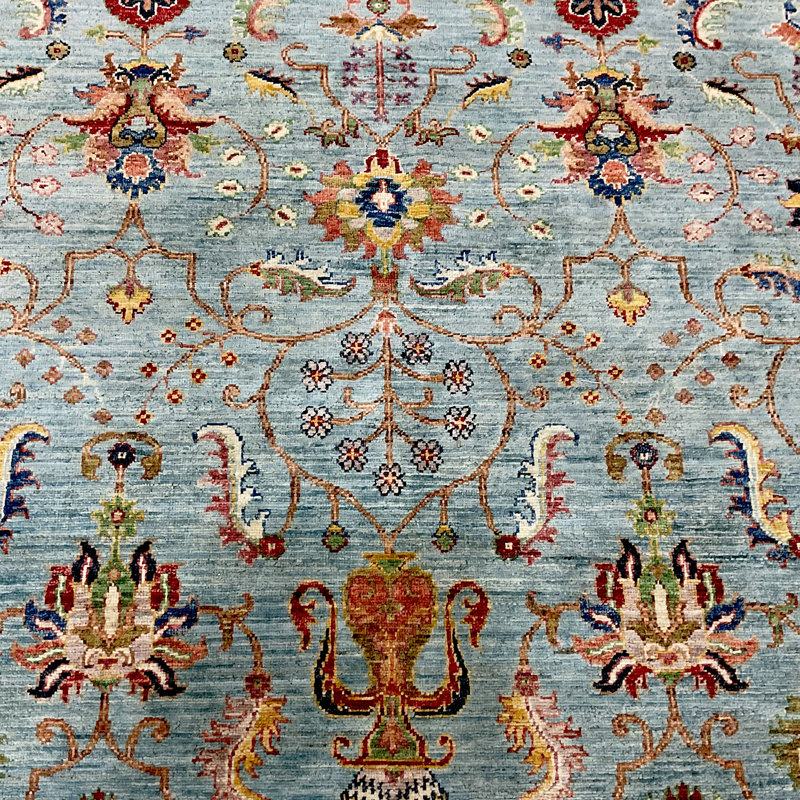 Wool Floral Indoor Rug