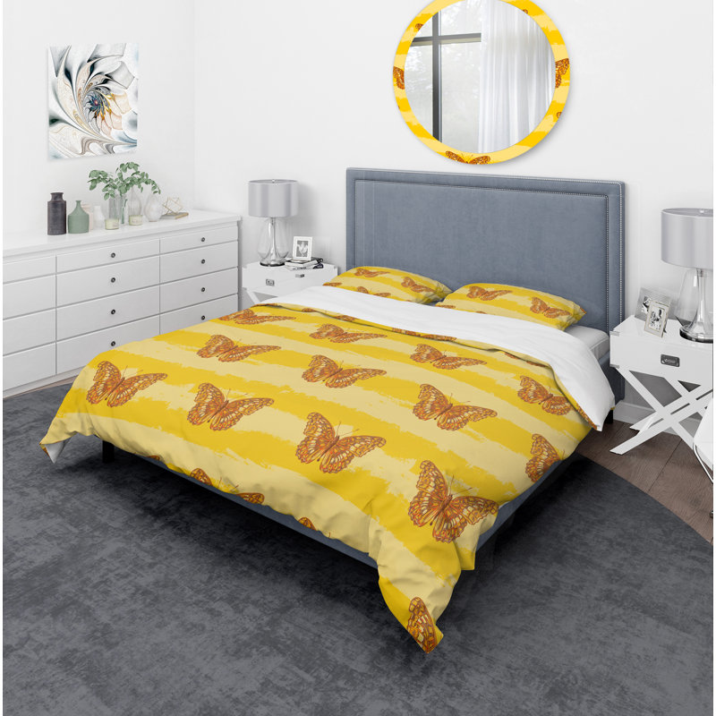 Ensemble de housse de couette moderne et contemporaine, Housse de couette très grand + 2 taies décoratives
