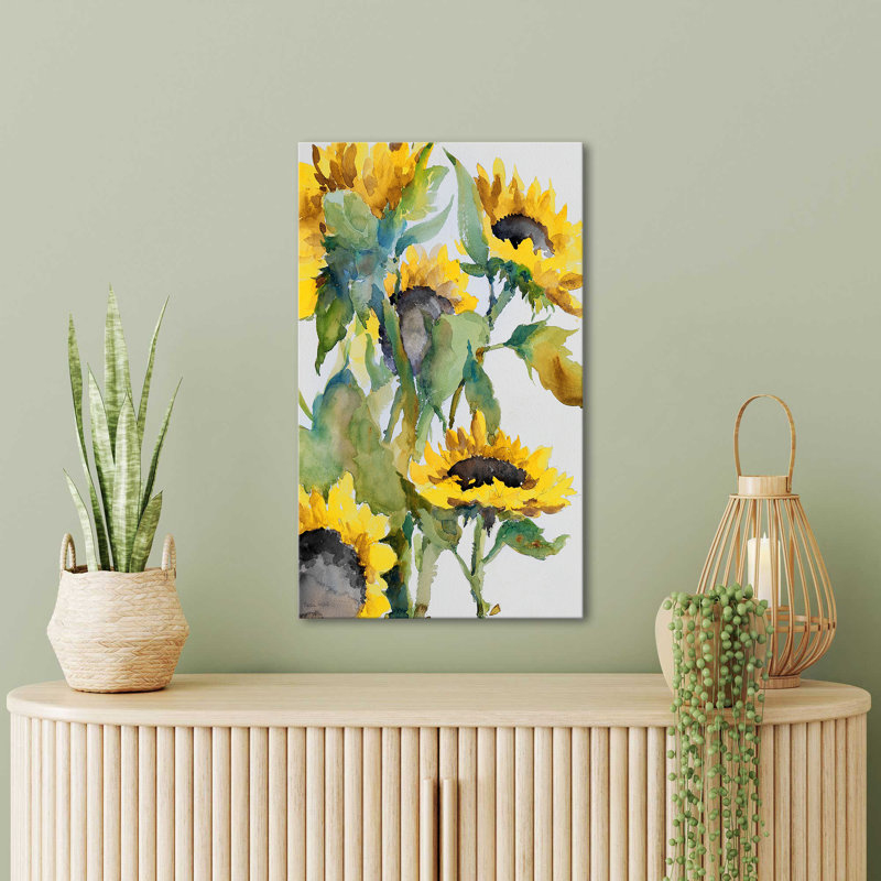"Sun Days I" par Theresa Heidel, reproduction sur toile, H 40 po x l 24 po x P 1,5 po