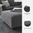 Abdusalam Upholstered Ottoman